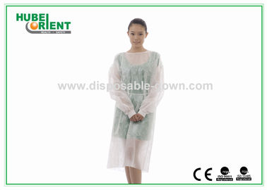 Water Resistance Light-weight PP Disposable Isolation Gowns with Knitted Wrist