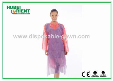 Dustproof Disposable Use PVC Aprons Without sleeves For Hospital Nursing Or Working