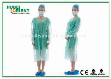 Disposable Protective Sterilized Surgical Gown / Disposable Isolation Gown With Knitted Wrist