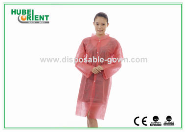 Dental Medical Tyvek Disposable Lab Coats/Free Size Lab Coat Breathable For Body