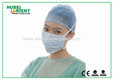 UKCA 3 Ply Disposable Medical Tie On Face Mask 17.5x9.5cm