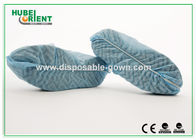 Disposable Medical Shoe Cover Anti-bacterial With Non Slip Striped Sole