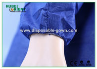 Blue Breathable Disposable Tyvek Coveralls With hood For Lab Room Or Hospitals