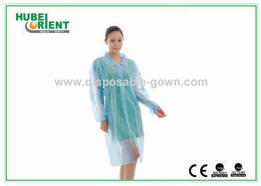 Dental Medical Tyvek Disposable Lab Coats/Free Size Lab Coat Breathable For Body