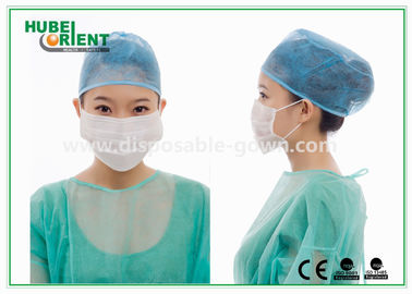 Anti - Static White Disposable Face Mask with Ear Loop , Comfortable