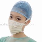 Single Use Nonwoven Tie On Face Mask 17.5x9.5cm For Hospital In Medical Environment