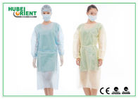 ISO13485 Dust Proof Non Woven Polypropylene Disposable Isolation Gowns