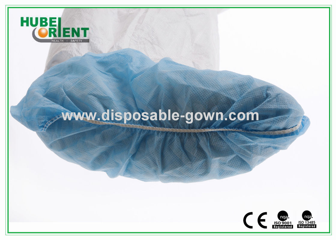 Disposable Medical Shoe Cover Anti-bacterial With Non Slip Striped Sole