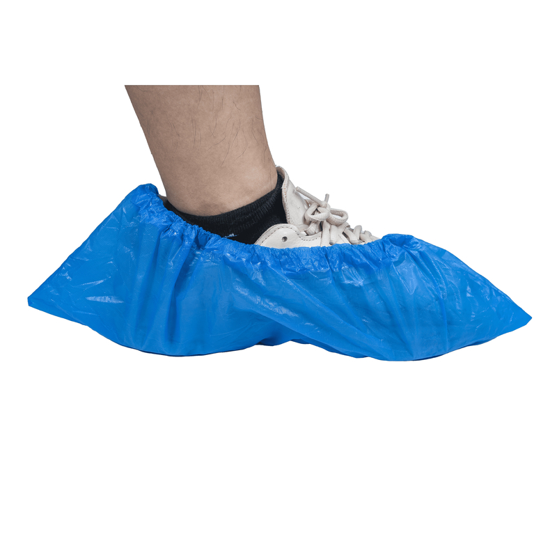 Non Irritating Odorless CPE Shoe Covers For Hospital