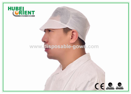 Breathable PP Work Disposable Use Bouffant Surgical Caps For Protection